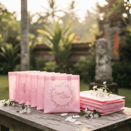 Wedding Souvenir Tas Spunbond Custom Ubud Bali